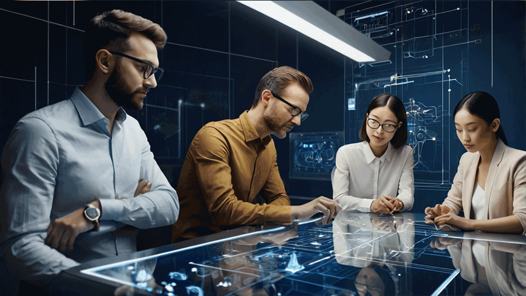 5 Ways AI is Replacing Designers: What to Do About It 4 Human and AI team collaborating, highlighting Ways AI is Replacing Designers in workflow efficiency.