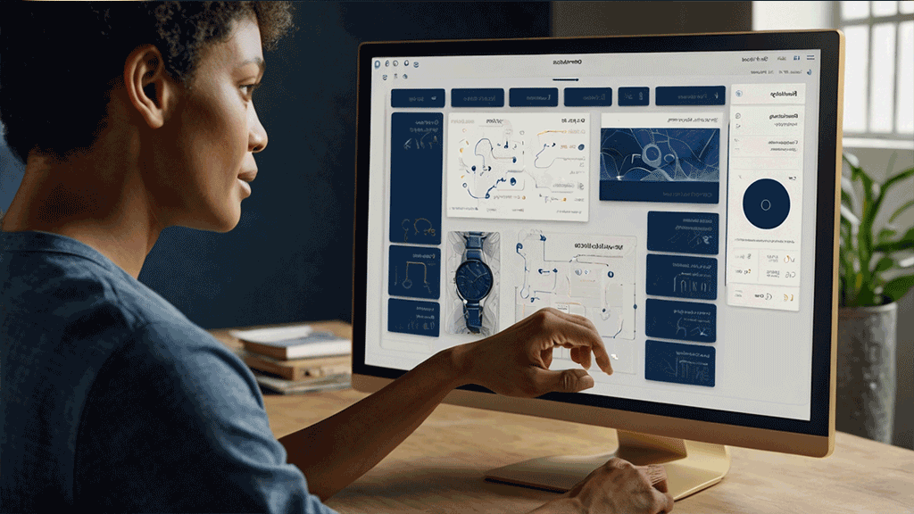 5 Ways AI is Replacing Designers: What to Do About It 3 AI design dashboard illustrating Ways AI is Replacing Designers by automating repetitive tasks.